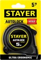 STAYER AutoLock, 5 м х 19 мм, рулетка с автостопом (2-34126-05-19) 00018824