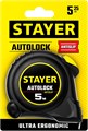 STAYER AutoLock, 5 м х 25 мм, рулетка с автостопом (2-34126-05-25) 00018825