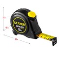 STAYER AutoLock, 5 м х 25 мм, рулетка с автостопом (2-34126-05-25) 00018825