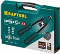 KRAFTOOL Combo2-M10, 2 вида заклёпок, комбинированный двуручный заклепочник в кейсе (31181) 00019484