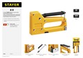 STAYER A-53, тип 53 (A/10/JT21) 23GA (4 - 8 мм), пластиковый степлер (3140) 00019558