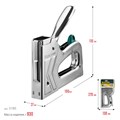 KRAFTOOL EXTREM 140, тип 140 (G/11/57) 20GA (6 - 16 мм)/300/500, стальной рессорный степлер (3185) 00019573
