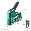 KRAFTOOL Universal-HD, 6-в-1: 53 (A/10/JT21) 23GA (6 - 14 мм)/140 (G/11/57) 20GA (8 - 14 мм)/13/53F/300/500, универсальный алюминиевый степлер (3188) 00019574