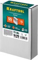 KRAFTOOL скобы тип 55 (90/C), 15 мм, калибр 18GA. 5000 шт (31789-15) 00019693