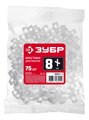ЗУБР 8 мм, 75 шт, крестики для плитки (33811-8) 00019853