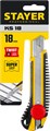 STAYER KS-18, 18 мм, нож с винтовым фиксатором, Professional (09161) 00020163