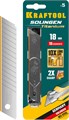 KRAFTOOL 18 мм, 5 шт, сегментированные лезвия (09606-TIN-18-S5) 00020182