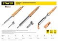 STAYER MAXTerm, 100 Вт, клин, электропаяльник с деревянной рукояткой (55310-100) 00020420