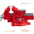 MIRAX 100 мм, слесарные тиски (32471-10) 00020990