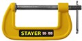 STAYER SG-100, 100 мм, чугунная струбцина G (3215-100) 00021027