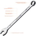 STAYER HERCULES, 15 мм, комбинированный гаечный ключ, Professional (27081-15) 00021835