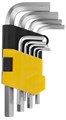 STAYER HERCULES HEX, 9 шт, набор коротких шестигранных ключей (2740-H9) 00022229