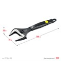 STAYER COBRA, 200/39 мм, разводной ключ, Professional (27264-20) 00022420