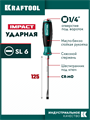 KRAFTOOL Impact SL 6, ударная отвертка (250033-6) 00023324