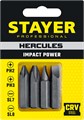 STAYER Hercules, 36 мм, 4 шт, биты для ударной отвертки, Professional (25667-S4) 00023575