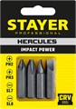 STAYER Hercules, 36 мм, 4 шт, биты для ударной отвертки, Professional (25667-S4) 00023575