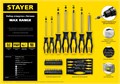 STAYER Hercules-K27, 27 предм., набор отверток с насадками (25827) 00023792