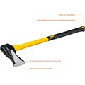 STAYER FIBERGLASS, 2000/2800 г, 680 мм, кованый топор-колун, Professional (20623-20) 00023953
