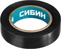 СИБИН 15 мм х 10 м, 5 000 В, черная, изолента ПВХ (1235-2) 00024404