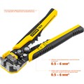 STAYER TS-X, 0.2 - 6 мм2, автоматический многофункциональный стриппер, Professional (22655) 00024426