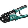 KRAFTOOL RJ-Pro, (RJ45, RJ11,RJ12), универсальный кримпер (22698) 00024499