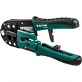 KRAFTOOL RJ-Pro, (RJ45, RJ11,RJ12), универсальный кримпер (22698) 00024499