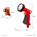 GRINDA P-S, душевой, курок спереди, пластиковый, поливочный пистолет (8-427365) 00024641