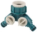 RACO ORIGINAL, 3/4″ - 1″, двухканальный, с внутренней резьбой, из ABS пластика, поливочный распределитель (4250-55256C) 00024867