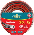 RACO PREMIUM, 1/2″, 20 м, 40 атм, пятислойный, усиленный двумя слоями армирования, поливочный шланг (40300-1/2-20) 00025041