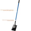 ЗУБР СТАРАТЕЛЬ, 150 см, фиберглассовый черенок, совковая лопата, закаленное полотно, Профессионал (39549) 00025300