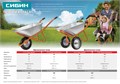СИБИН СТ-22, 110 л, 200 кг, двухколесная, пневматические колеса, строительная тачка (39905) 00025575
