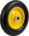 GRINDA WP-25, 360 мм, для тачек (арт. 422394, 422397, 422400), стальной диск, подшипник - 25,4 мм, пневматическое колесо (422407) 00025604