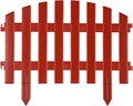 GRINDA Ар Деко, 28 х 300 см, терракот, 7 секций, декоративный забор (422203-T) 00026068