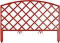 GRINDA Плетень, 24 х 320 см, терракот, 7 секций, декоративный забор (422207-T) 00026074