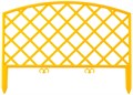 GRINDA Плетень, 24 х 320 см, желтый, 7 секций, декоративный забор (422207-Y) 00026075
