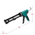 KRAFTOOL Grand 2-in-1 310 мл, скелетный пистолет для герметика (06674) 00026176