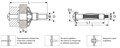 ЗУБР МОЛЛИ, М5 х 52 х 11 мм, 80 шт, анкер для пустотелых конструкций (302472-05-052) 00026227