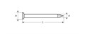 ЗУБР ГОСТ 4028-63, 90 x 3.5 мм, цинк, 5 кг, строительные гвозди (305030-35-090) 00026548
