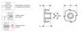 ЗУБР DIN 1624, M6 x 9 мм, цинк, 5 кг, врезная гайка (303780-06) 00026952