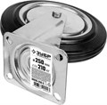 ЗУБР d 250 мм, г/п 210 кг, игольчатый подшипник, резина/металл, поворотное колесо, Профессионал (30936-250-S) 00026995