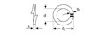 ЗУБР DIN 127, 14 мм, цинк, 5 кг, пружинная шайба (303850-14) 00027961