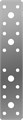 ЗУБР КП-2.0, 180 x 35 x 2 мм, цинк, крепежная пластина (310236-180-35) 00028162