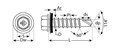 ЗУБР СКД 3003, 35 х 4.8 мм, рубин.-красн., 1800 шт (10,1 кг.), кровельный саморез, Профессионал (4-300310-48-035-3003) 00028790