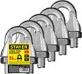 STAYER DIN 741, 24 мм, 5 шт, зажим троса (30535-24) 00029573
