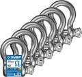 ЗУБР 1/2″ (12.7 мм), 6 шт, палец 16 мм, г/п 2 тн, цинк, омегообразная скоба, Профессионал (304525-13) 00029743
