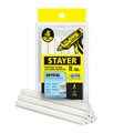 STAYER Cristal, 11 х 100 мм, 6 шт, прозрачные, универсальные клеевые стержни Professional (0682-H6) 00030840