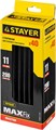 STAYER Black, чёрные, 11 х 200 мм, 40 шт, клеевые стержни, Professional (2-06821-D-S40) 00030842