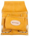 STAYER кожаная, 2 скобы, поясная сумка для инструментов с 8 карманами, Professional (38515) 00031230