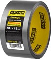 STAYER 48 мм, 10 м, серебристая, армированная лента, Professional (12080-50-10) 00031590