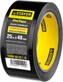 STAYER 48 мм, 25 м, черная, армированная лента, Professional (12086-50-25) 00031595